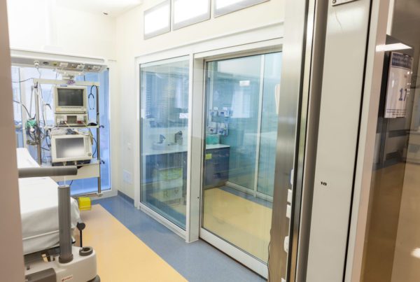 ICU Automatic Doors In Operation